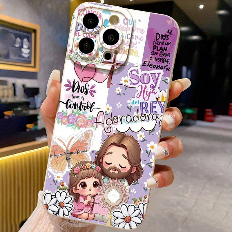 Usb Charger - เคสโทรศัพท์ TPU แบบนุ่มลายพระเยซูสีสันสดใสสำหรับ iPhone 17 Pro