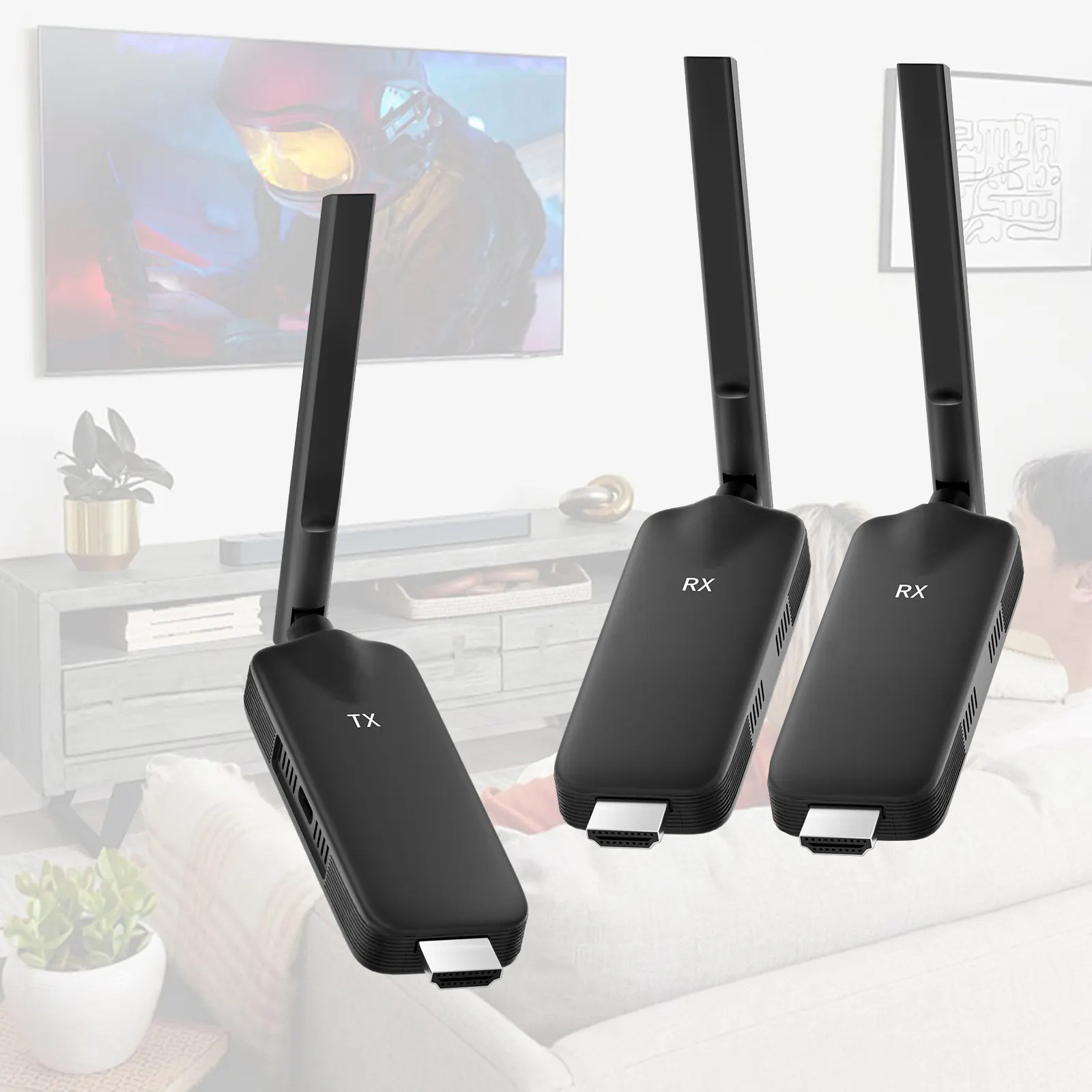 Hdmi Adapter - 50 M ไร้สาย HDMI Video เครื่องส่งสัญญาณ