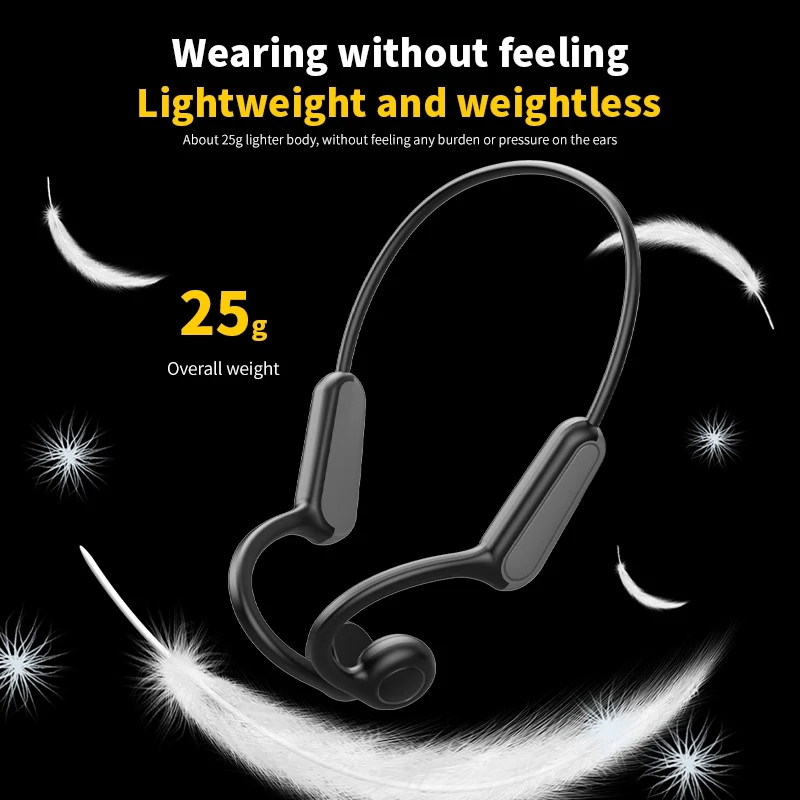 หูฟังแบบ Bone Conduction IPX5  - Headphones Wireless บทวิจารณ์และราคา