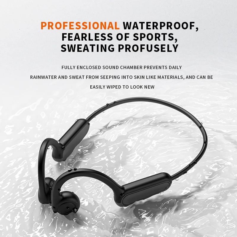 หูฟังแบบ Bone Conduction IPX5  - Headphones Wireless บทวิจารณ์และราคา