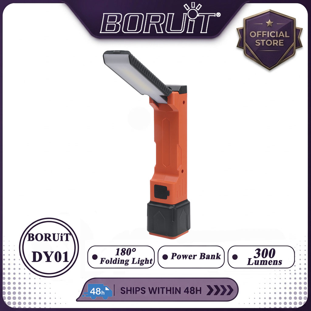ไฟฉาย LED BORUiT 300LM แบบซูมไ - Power Bank บทวิจารณ์และราคา