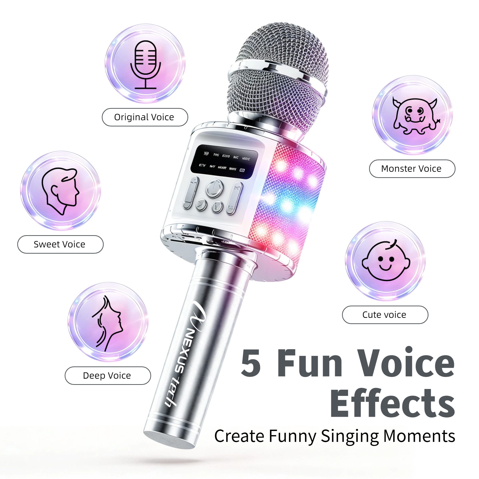 ไมโครโฟนคาราโอเกะไร้สายบลูทูธ  - Bluetooth Speaker บทวิจารณ์และราคา