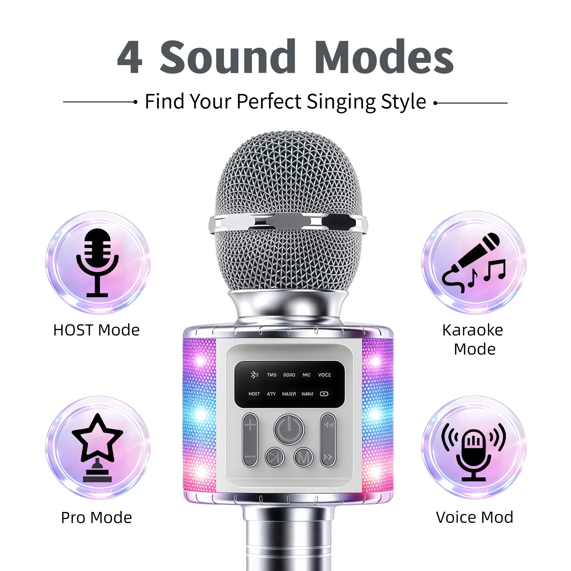 ไมโครโฟนคาราโอเกะไร้สายบลูทูธ  - Bluetooth Speaker บทวิจารณ์และราคา