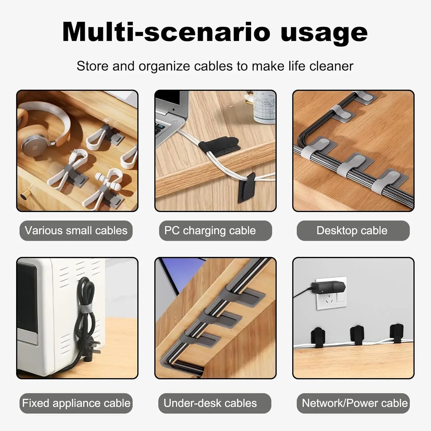สายรัดเคเบิลแบบใช้ซ้ำได้รุ่นให - Cable Organizer บทวิจารณ์และราคา