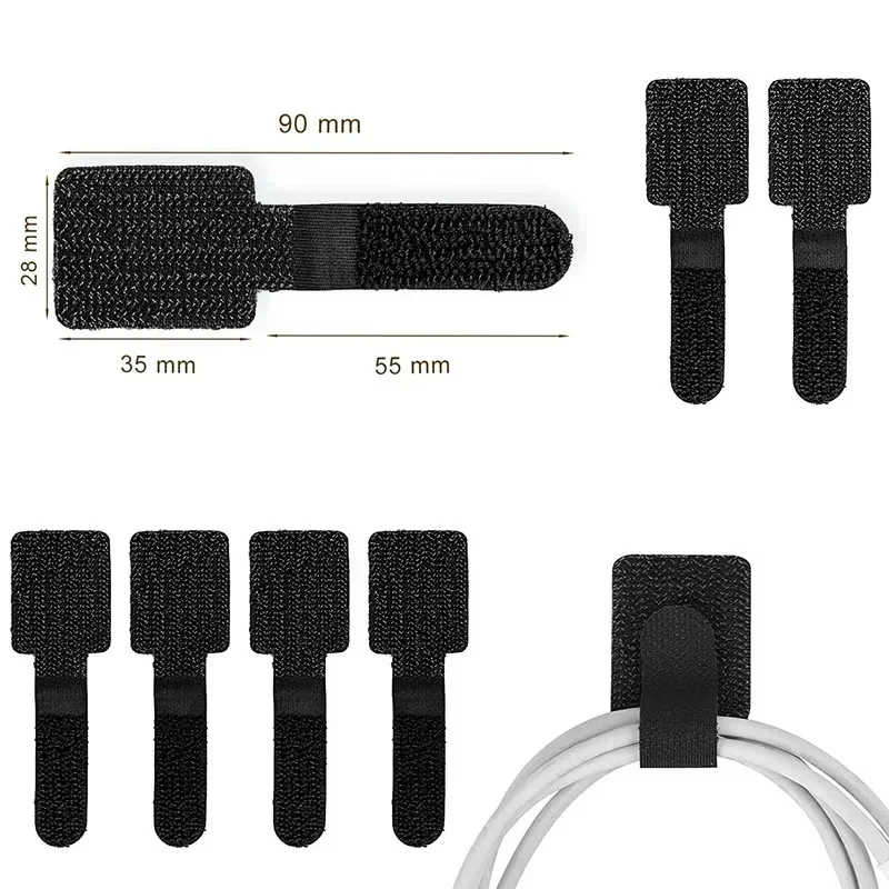สายรัดเคเบิลแบบใช้ซ้ำได้รุ่นให - Cable Organizer บทวิจารณ์และราคา