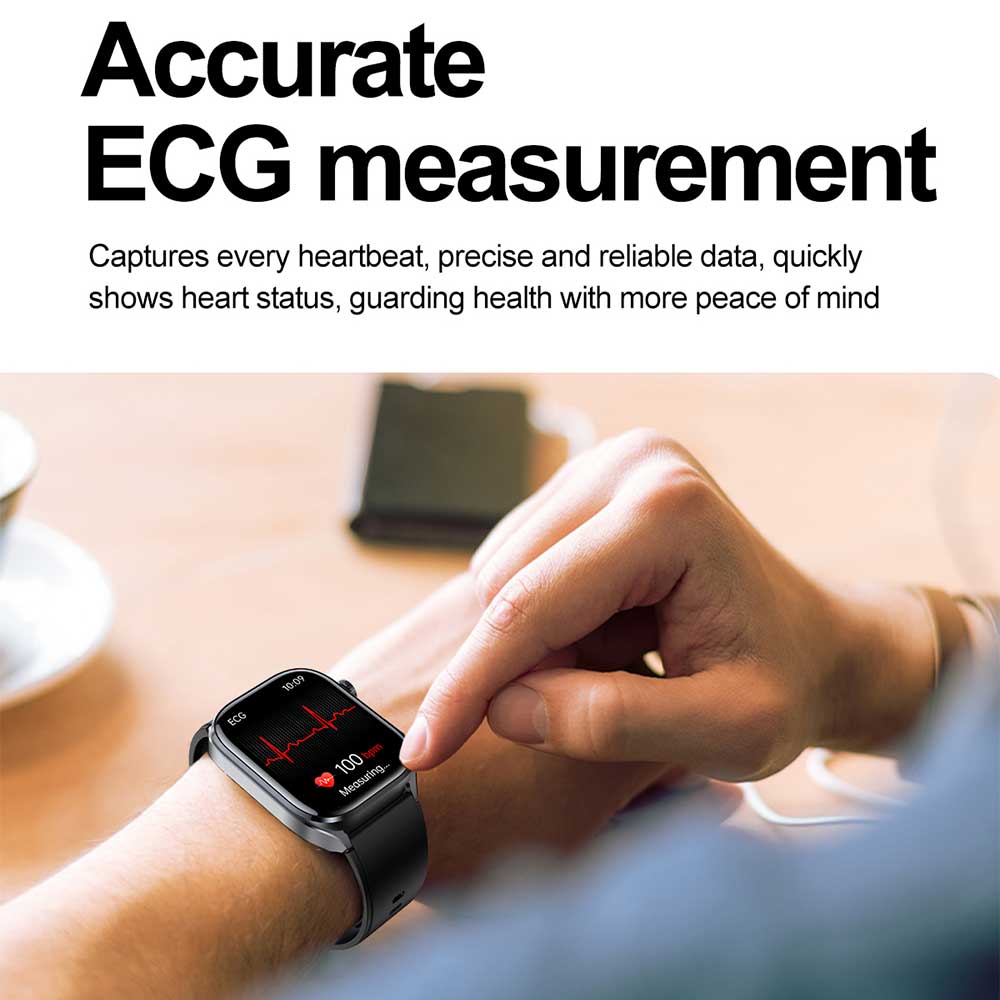 สมาร์ทวอทช์ติดตามสุขภาพแบบ ECG - Smart Watch บทวิจารณ์และราคา
