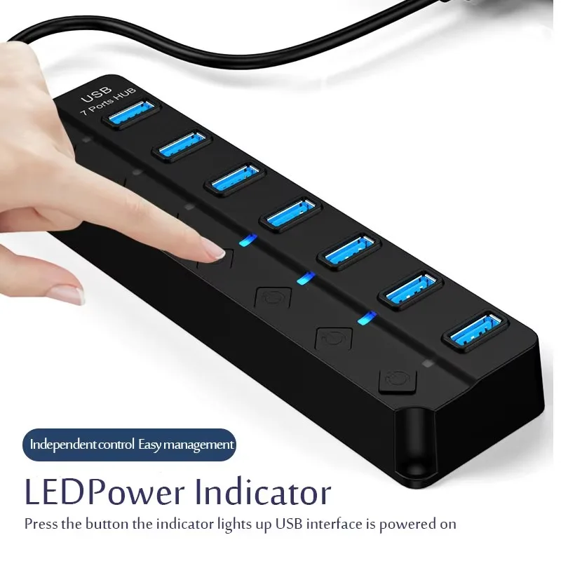 ฮับขยายพอร์ต USB3.0 ความเร็วสู - Usb Hub บทวิจารณ์และราคา
